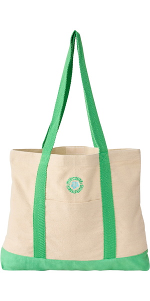 2026 Rip Curl Bolso Tote Con Logotipo Mixto De 25 Litros 034WSB - Natural / Green